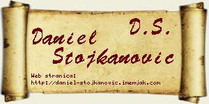 Daniel Stojkanović vizit kartica